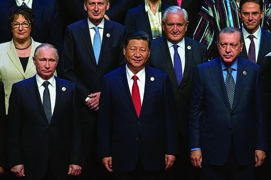 Belt and Road International Forum in Beijing in 2017.