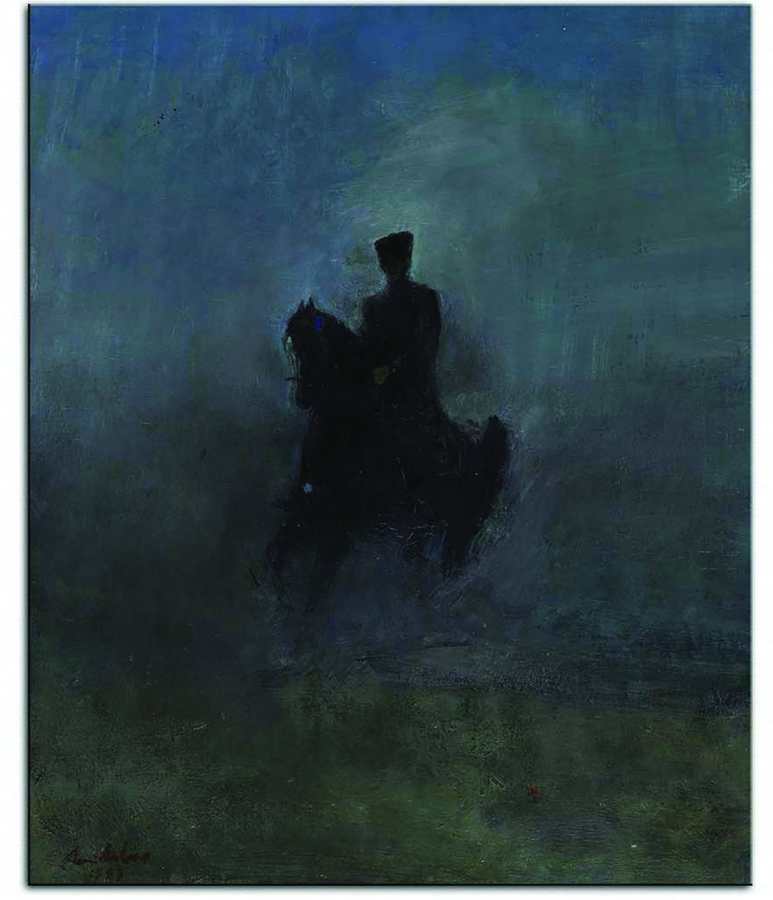 Mustafa Kemal on the horse. (1988)