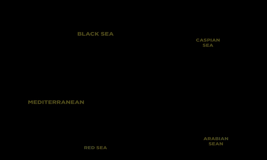 Syrian Five Seas Strategy (Map: BRIQ)