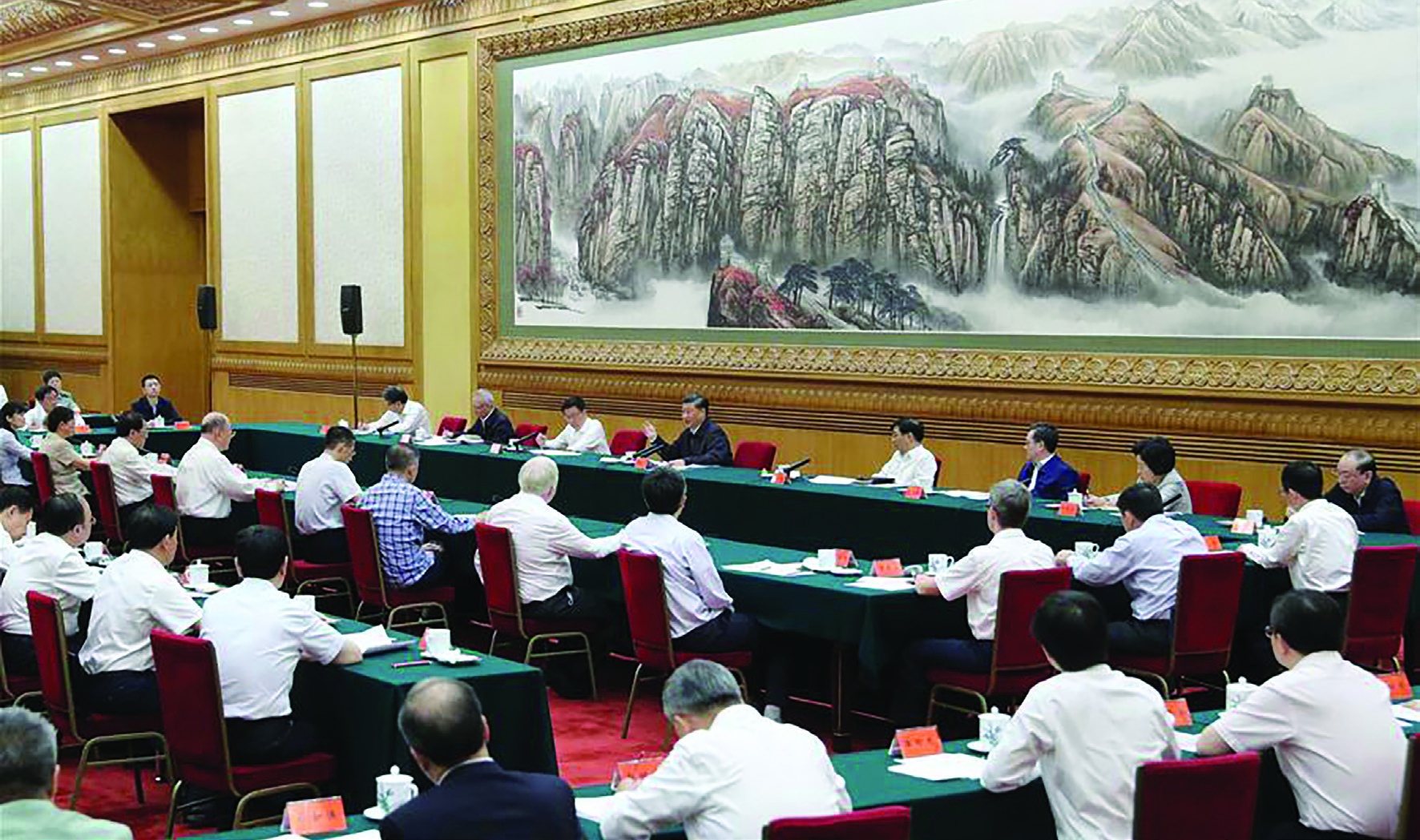 Chinese President Xi Jinping, chairs symposium attended by scientists in Beijing, capital of China, Sept. 11, 2020 (Yao Dawei / Xinhua).