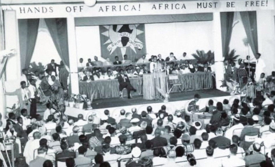 All-African People’s Conference held in Ghana, 1958 (Photograph: Toward Freedom, 2023).
