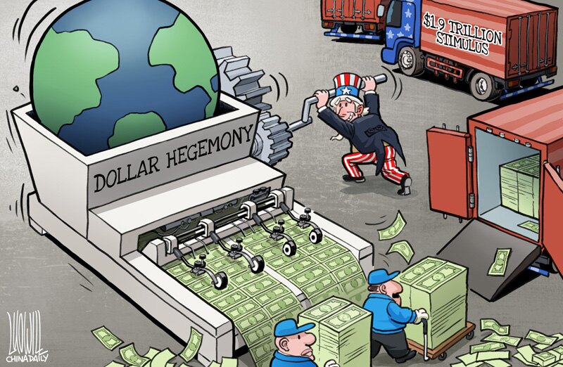 The existence of this financial system tends to draw money away from productive investment and towards financial investment. Inevitably, it leads do asset bubbles, increases in the prices of assets, whether they are stocks and bonds, real estate, fine wines or pictures (Photo: China Daily, 2021).