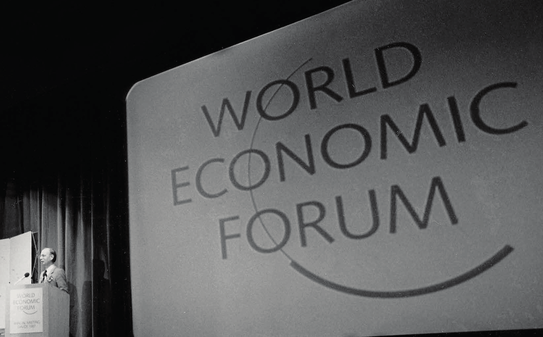 In 1987, the European Management Forum changed its name to the World Economic Forum to reflect its global membership and the fact that economic policy was at the forefront of its activities (Photo: WEF website, n.d.).