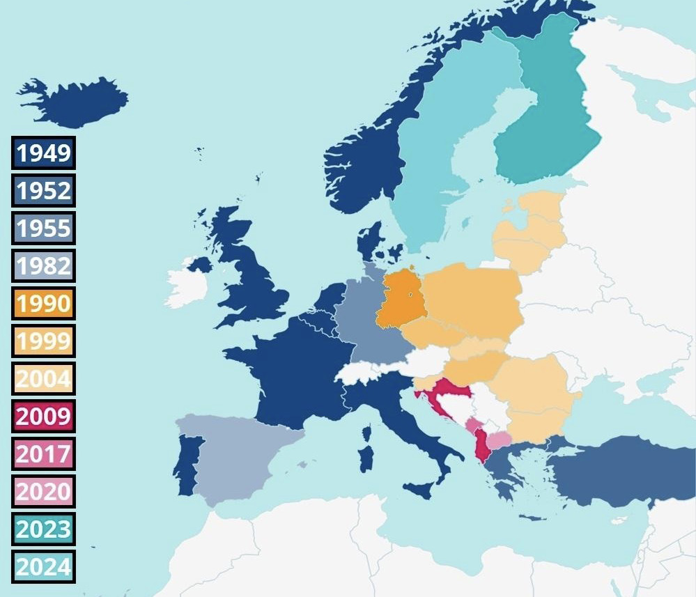 "After the Cold War, NATO did not dissolve but rather expanded, taking in former Eastern Bloc countries and assuming new roles" (Image: Konrad Adenauer Stiftung, n.d.).