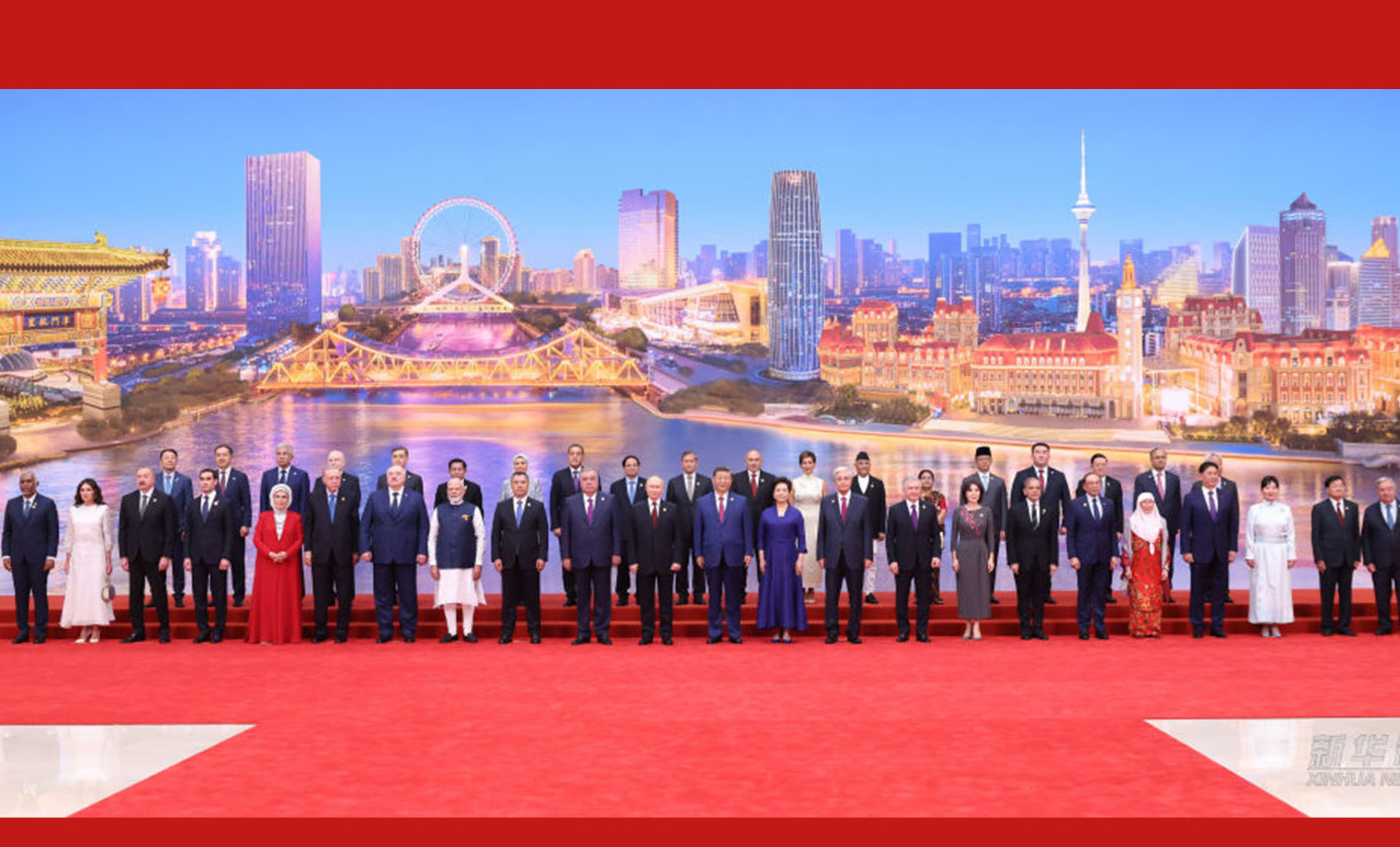 “SCO offers more pragmatic solutions to long-term crises and an understanding of security independent of Western understanding”. The SCO Summit held in Tianjin, China, on August 31, 2025 (Photo: Global Times, 2025).