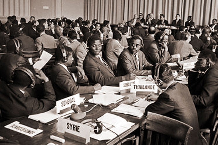 Indonesia was one of the founding members of the Group of 77, established in 1964 to reduce dependence on developed countries and promote solidarity, cooperation, and development within the Global South (Photograph: G 77, n.d.).