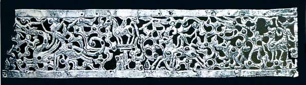 Picture 1. Golden openwork crown, Kargali Valley, Almata / Kazakhstan, 2nd century BC