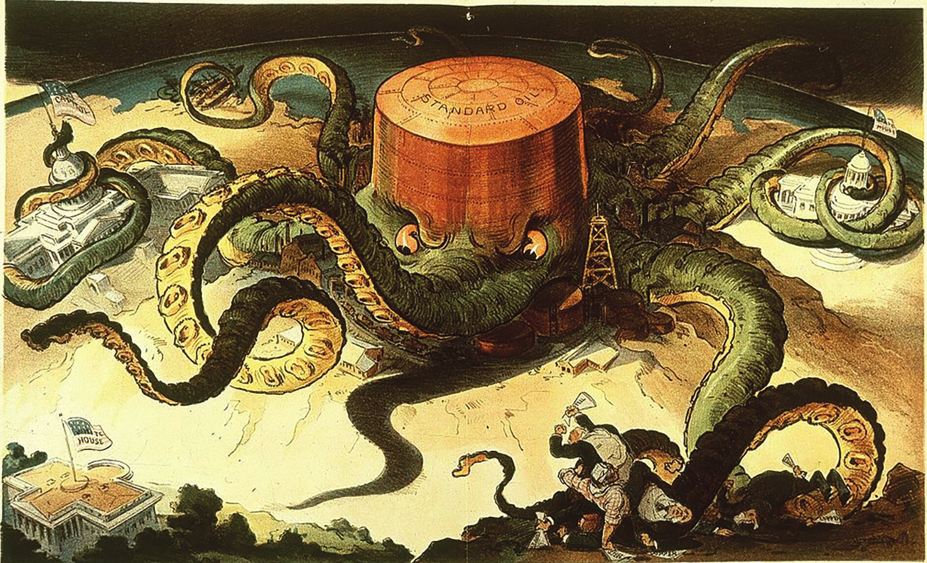 The shift towards financialisation led to the rapid domination of financial monopoly capital in the global economy (Photo: Monthly Review, 2018).