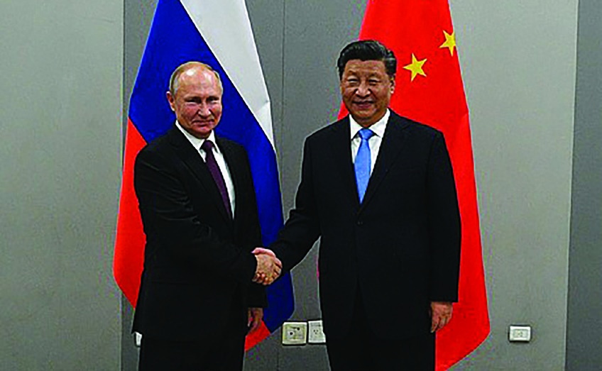 President of the People’s Republic of China Xi Jinping meets with President of Russia Vladimir Putin. (Official Internet Resources of the President of Russia)