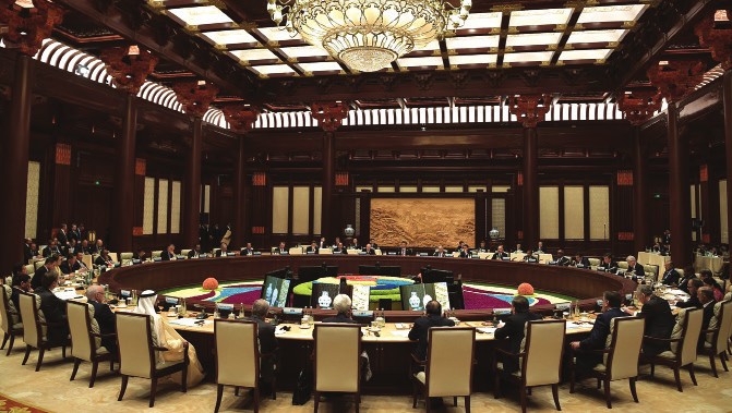 The Leaders’ Roundtable at the Second Belt and Road Forum in Beijing, April 2019.