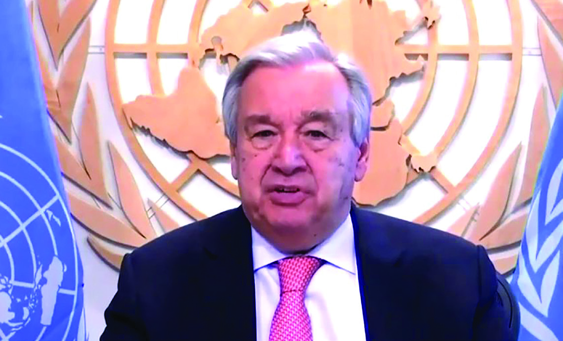 UN Secretary-General Antonio Guterres. Headquarters of the UN / New York. (Xinhua, 2020)