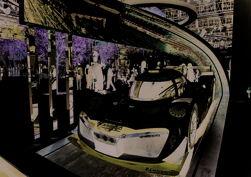 A hydrogen racing car displayed at the 4th China International Import Expo (CIIE) in Shanghai. (Meng Tao / Xinhua, 2021)