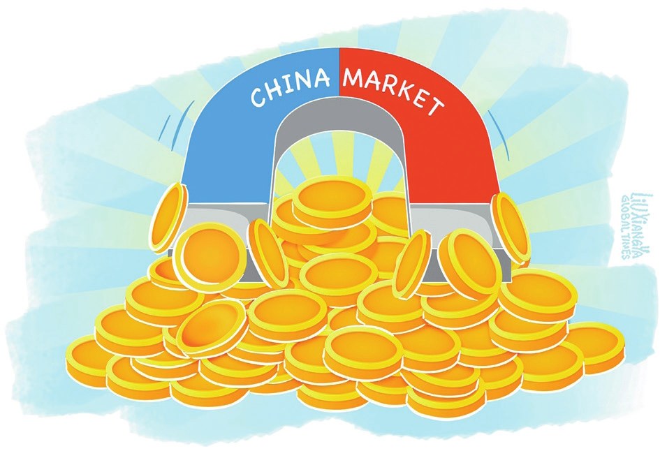 “It must always be emphasized that expanding economic opening up is subordinate to and serves national economic independence” (Illustration: Liu Xiangya/Global Times, 2025).