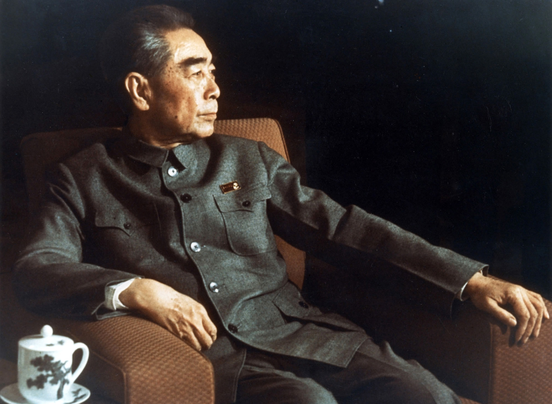 Eski Çin Halk Cumhuriyeti Başbakanı Zhou Enlai. (CGTN, 2017)