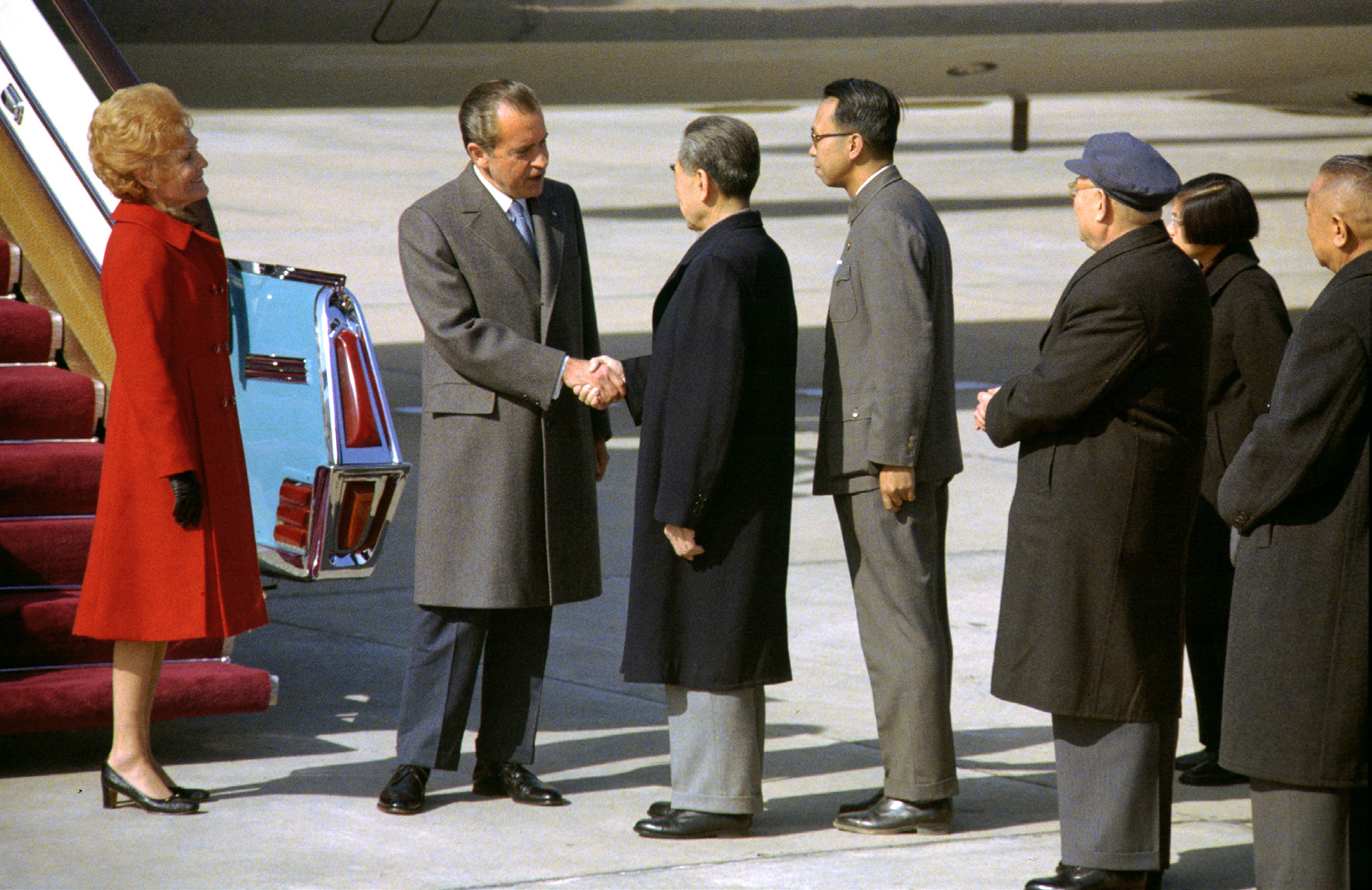ABD Başkanı Richard Nixon’ın 1972’de Çin’e gerçekleştirdiği ziyaret, 21 Şubat 1972. (Shou, 2020)