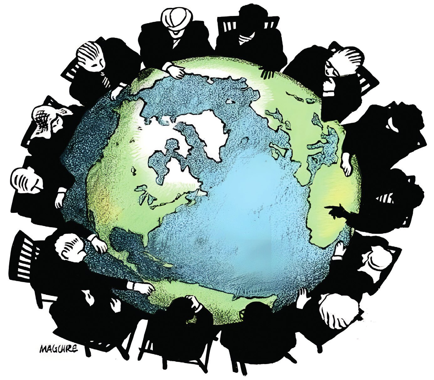 “The constructivist hypothesis asserts that the interactions, perceptions, and identities of states influence interstate security” (Cartoon: UCLA, 2024).