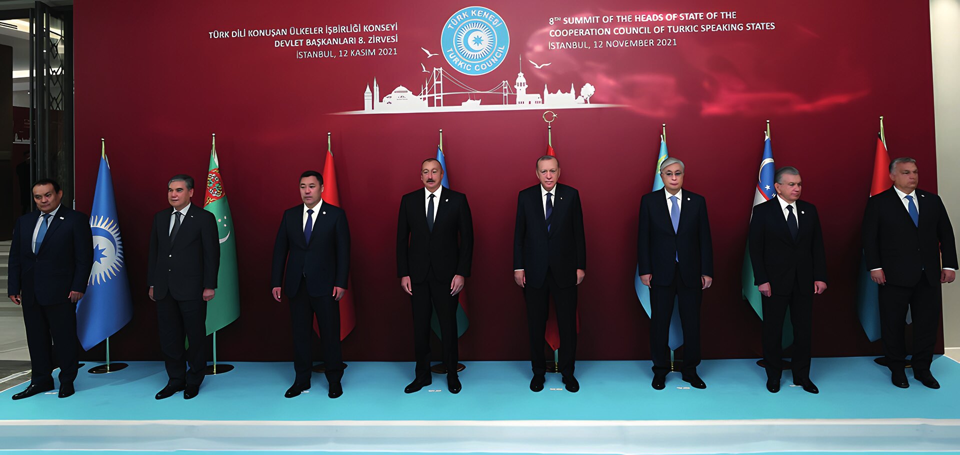 At a Turkic Council summit, institutional initiatives included compiling comprehensive works on Turkic World Geography and Turkic Literature (Photo: TCCB, 2021).