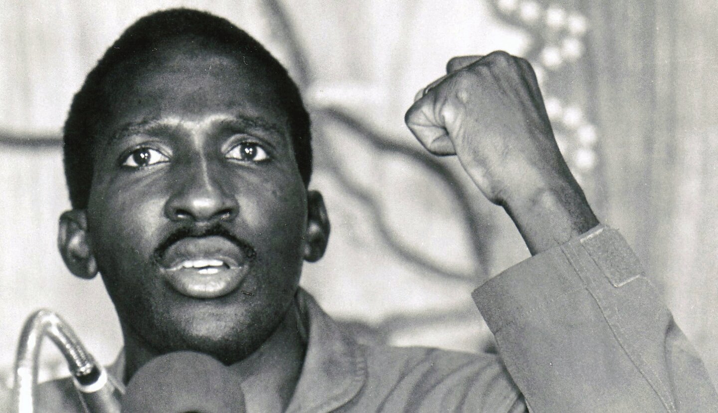 Thomas Sankara, President of Burkina Faso from 1983 to 1987, was a Burkinabé military captain, Marxist revolutionarist, pan-Africanist theorist (Photo: AfricaSis, 2018).