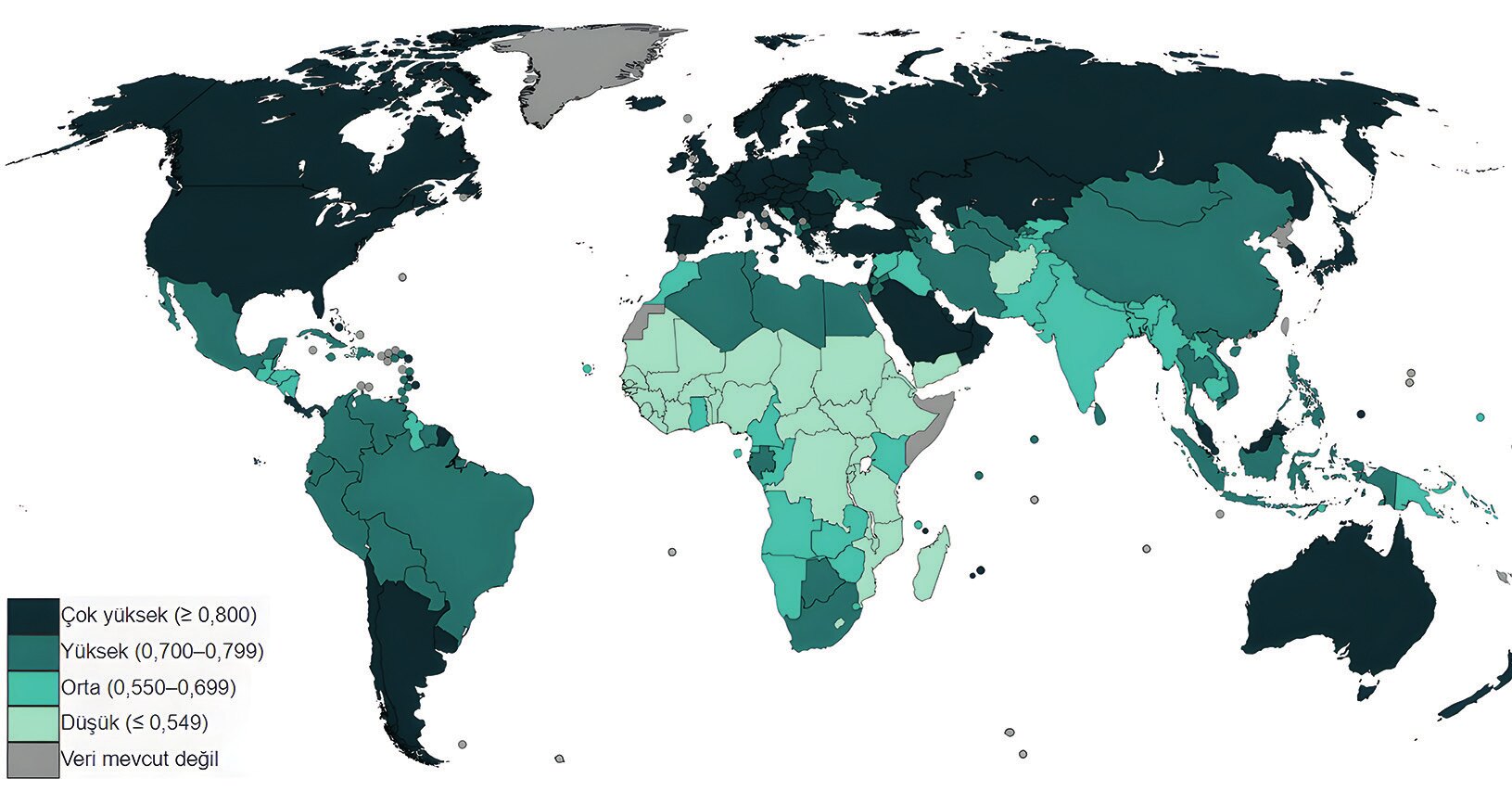 Based on the idea that the world is divided into the Global North and the Global South, the situation of the East remains undefined (Figure: Newqq, 2024).