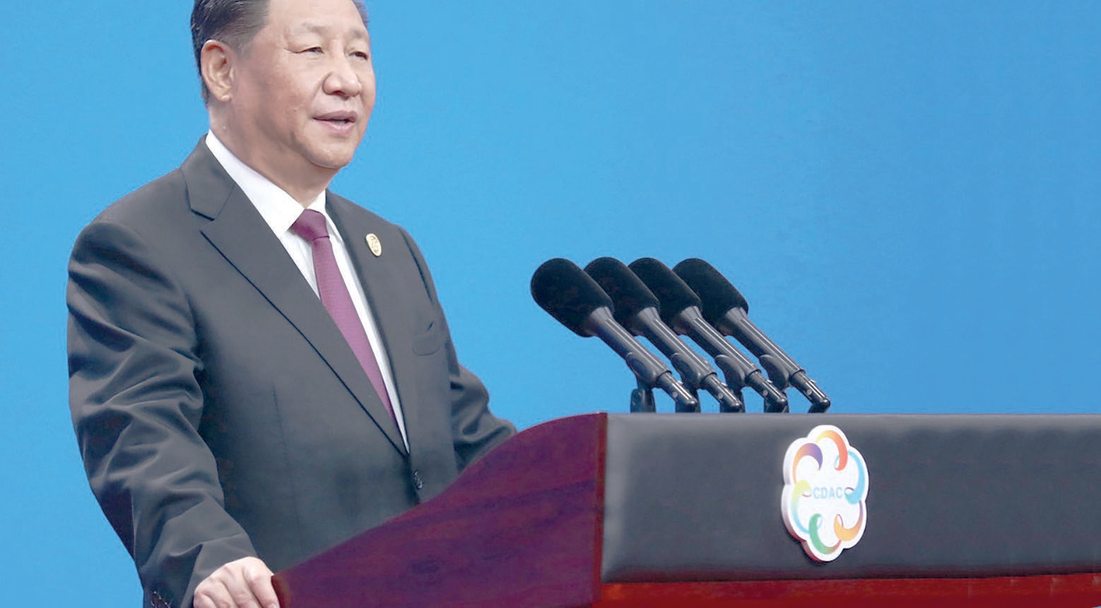 President Xi Jinping delivers a keynote speech at the opening ceremony of the Conference on Dialogue of Asian Civilizations at the China National Convention Center in Beijing, May 15, 2019. (Xinhua, 2019)