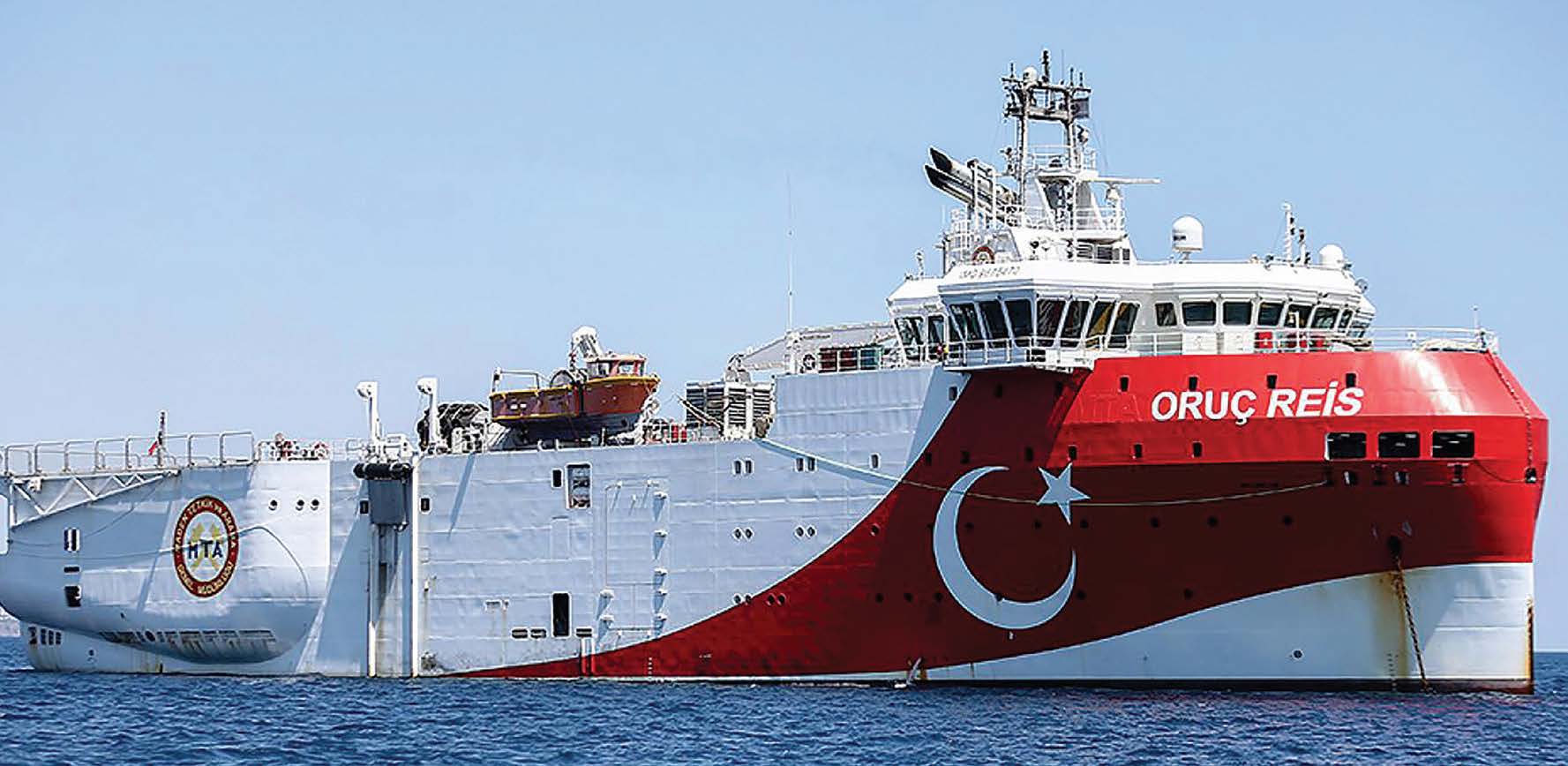 Turkish seismic research vessel Oruç Reis will x-ray the Mediterranean (Republic of Turkey Ministry of Energy and Natural Resources, 2020)