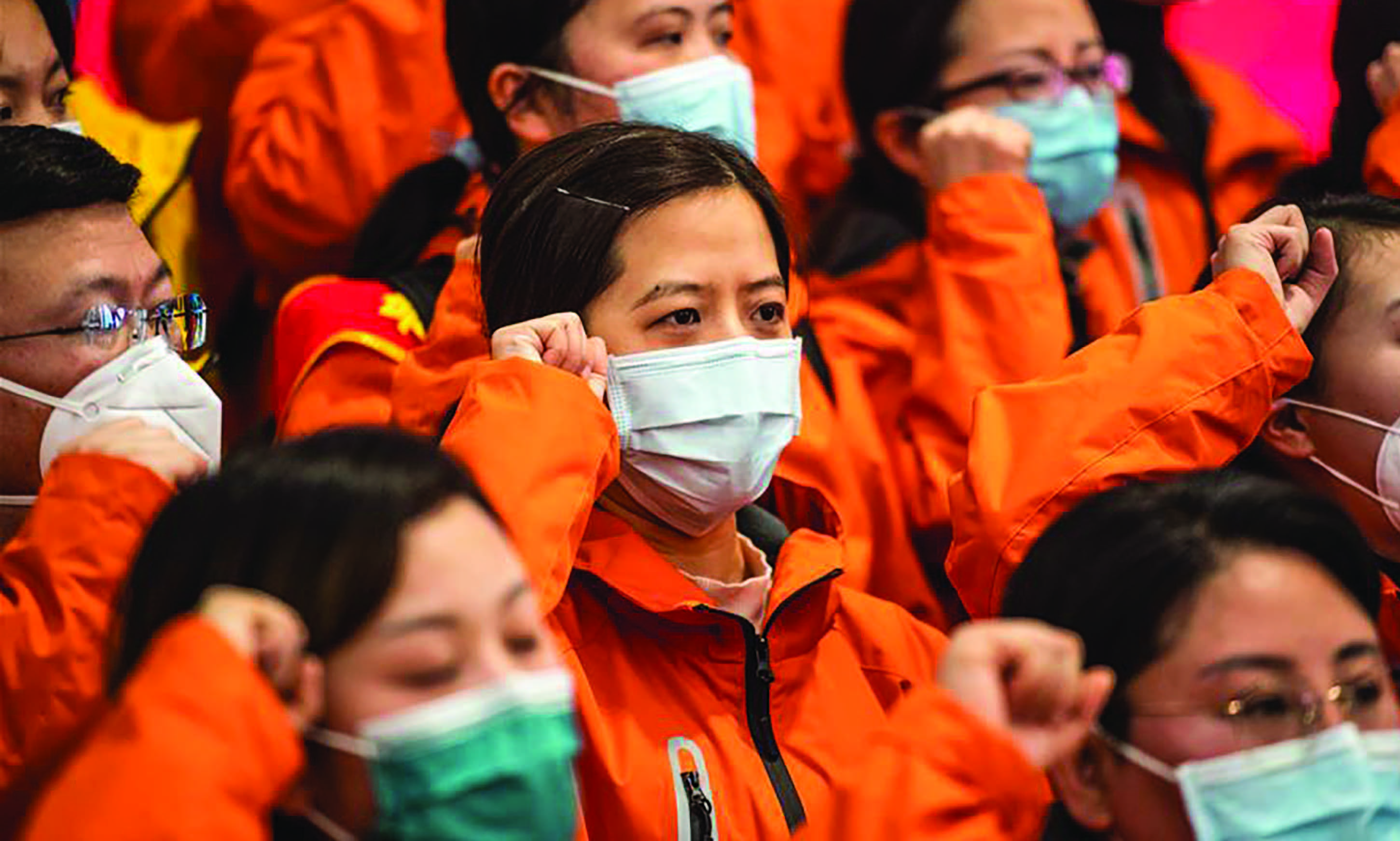 Guizhou Tıp ekibi yeni Koronavirüsüyle mücadele için Hubei'de. (Xinhua)
